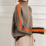 Herringbone-Roll Jumper by Eleanor Vale