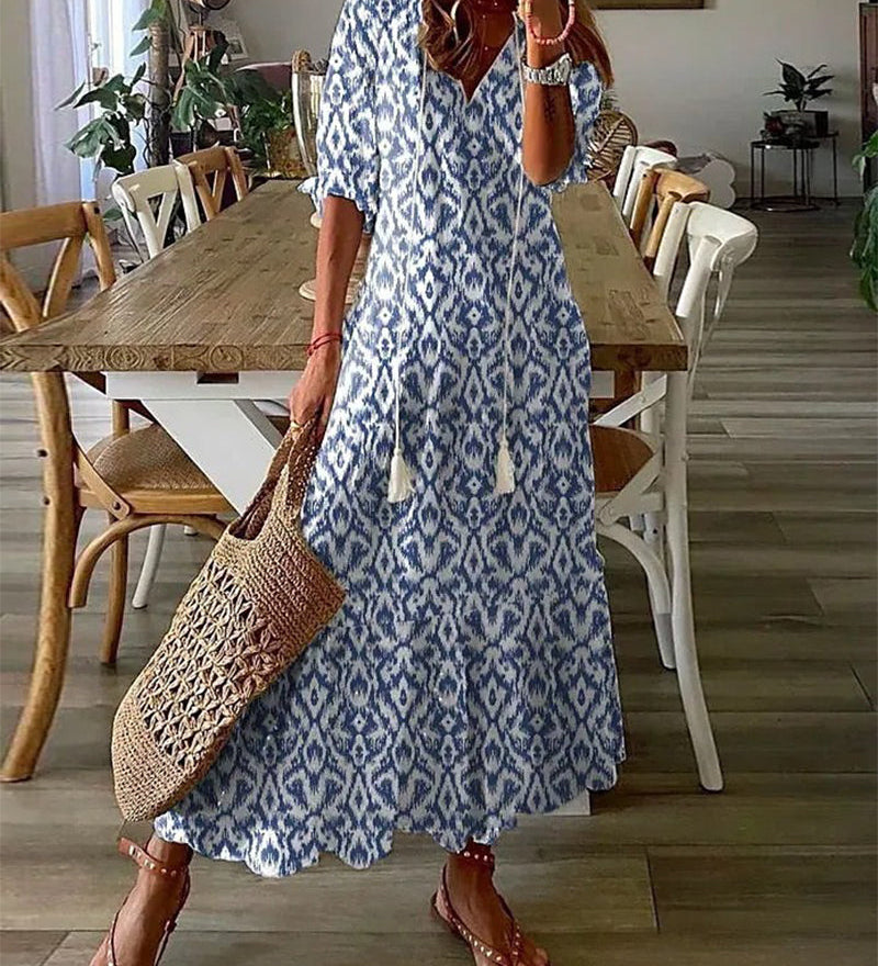 Tassel-Tie Summer Dress by Eleanor Vale