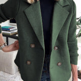 Knit-Sleeve Blazer by Eleanor Vale