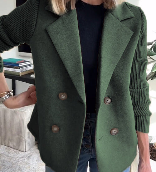 Knit-Sleeve Blazer by Eleanor Vale