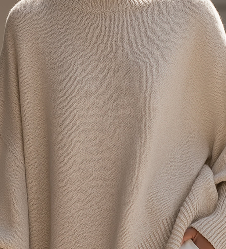 Diagonal-Hem Pullover by Eleanor Vale