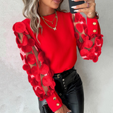 Appliqué-Sleeve Top by Eleanor Vale