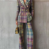 Woven-Check Co-Ord Set by Eleanor Vale