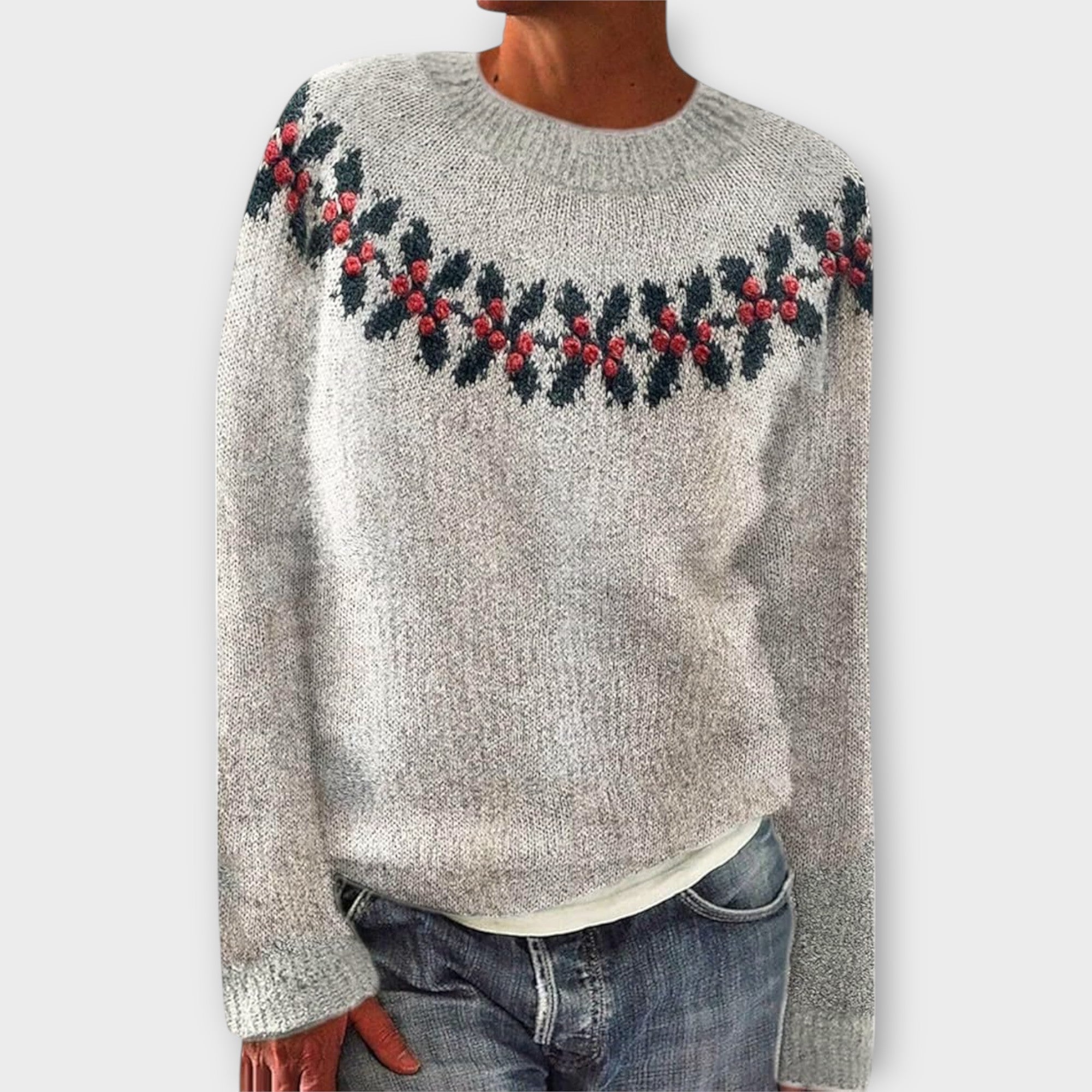 Antler-Motif Jumper by Eleanor Vale