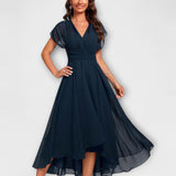 V-Neck Evening Dress by Eleanor Vale