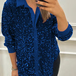 All-Over Sequin Shirt by Eleanor Vale