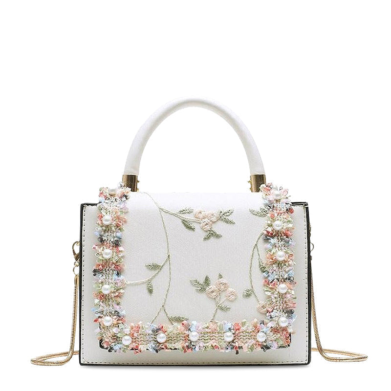 Floral-Beaded Handbag by Eleanor Vale