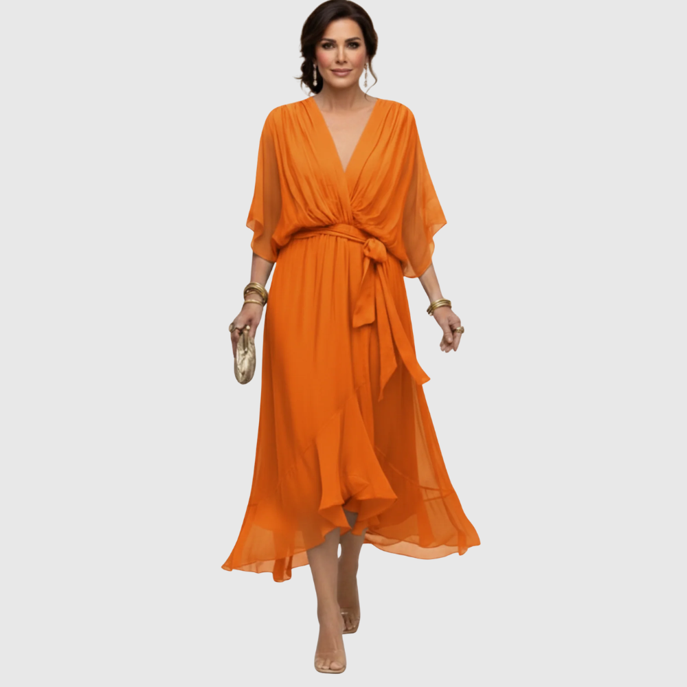Chiffon Wrap Dress by Eleanor Vale