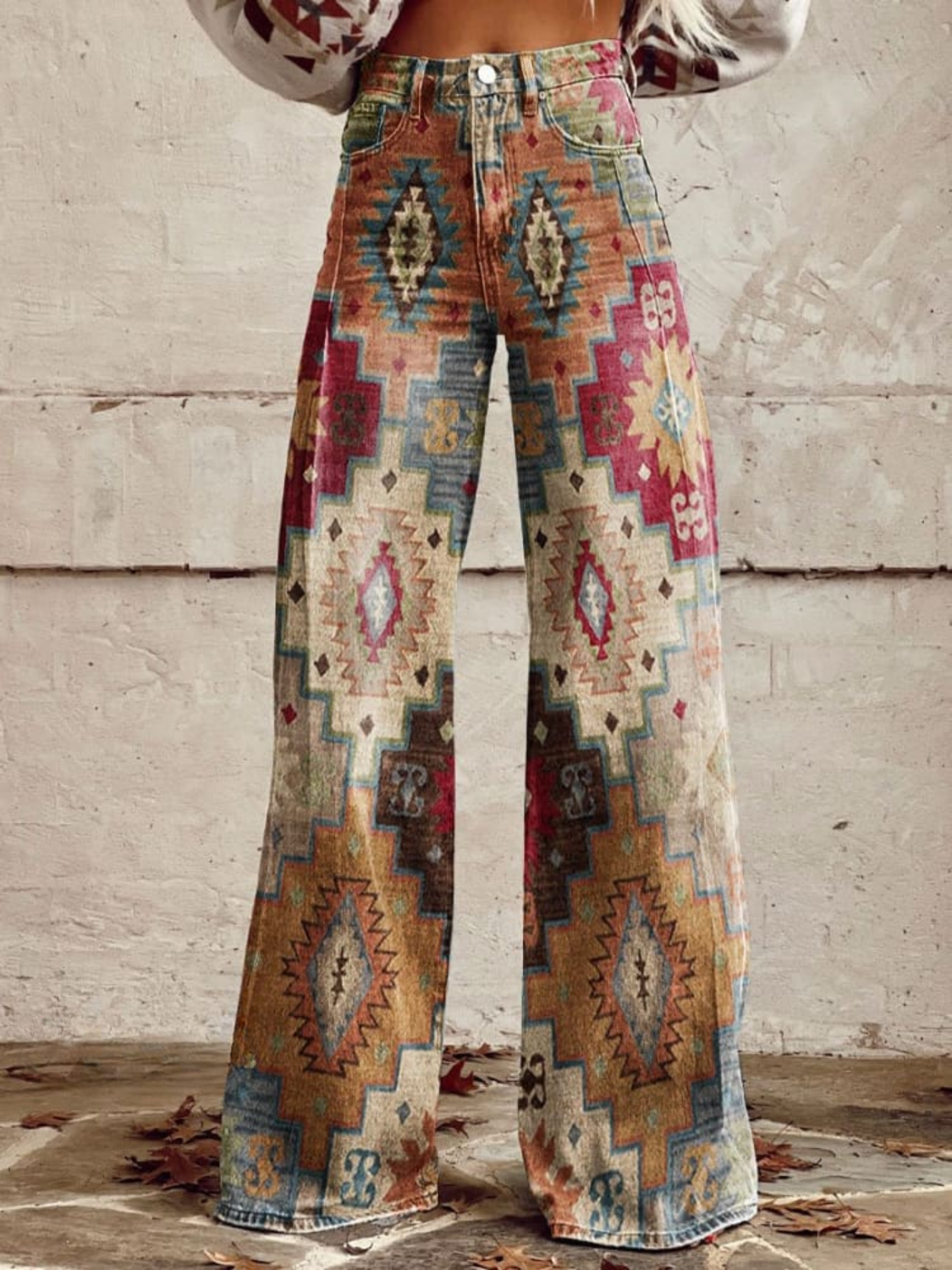 Aztec-Print Trousers by Eleanor Vale
