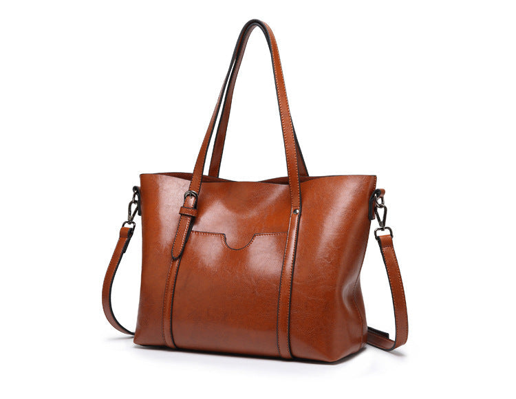 Curved-Pocket Tote Bag by Eleanor Vale