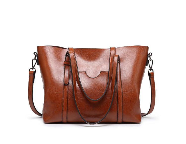 Curved-Pocket Tote Bag by Eleanor Vale
