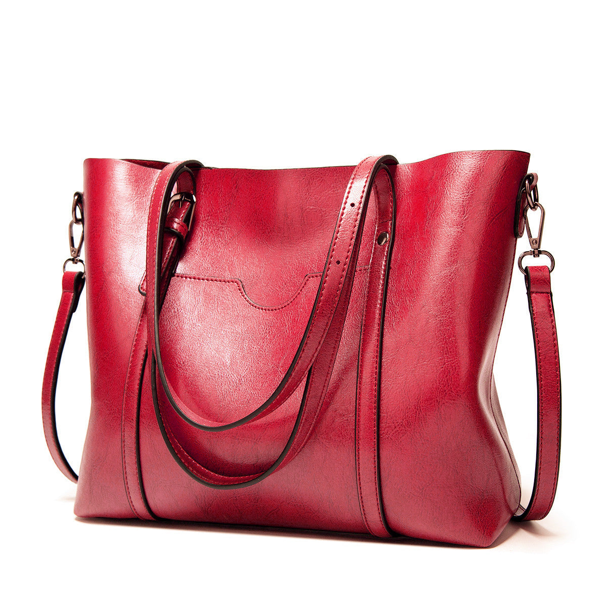 Curved-Pocket Tote Bag by Eleanor Vale