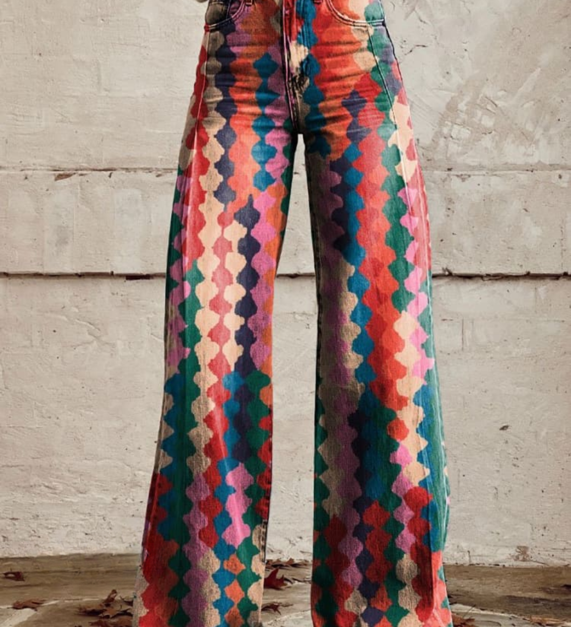 Rainbow-Diamond Trousers by Eleanor Vale