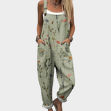 Sage-Wildflower Dungarees by Eleanor Vale