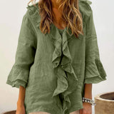 Ruffled-Bell Top by Eleanor Vale