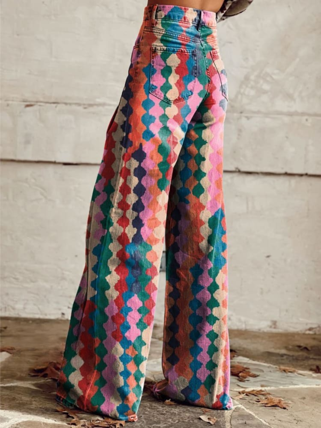 Rainbow-Diamond Trousers by Eleanor Vale