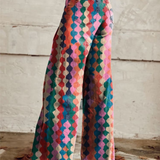 Rainbow-Diamond Trousers by Eleanor Vale