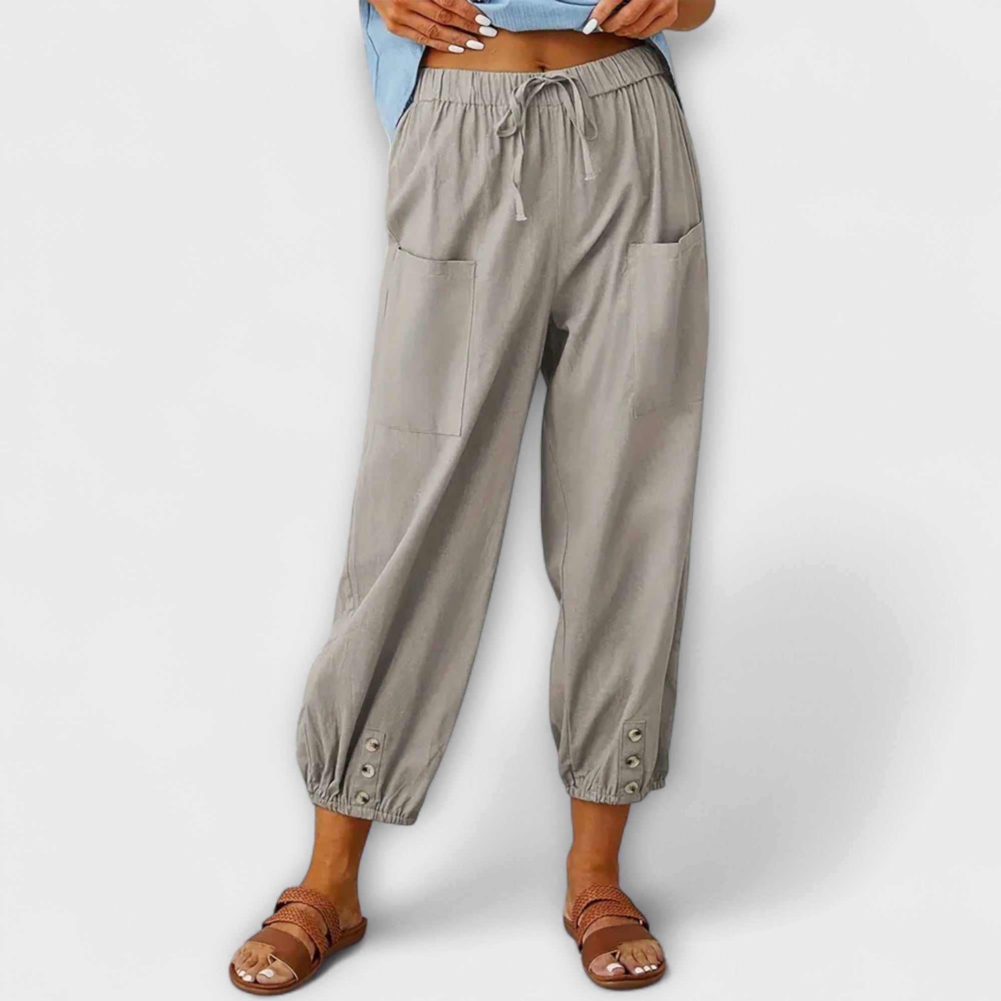 Cuffed-Harem Trousers by Eleanor Vale