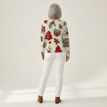 Olivia - Understated Luxe Patterned Jumper - photo 4