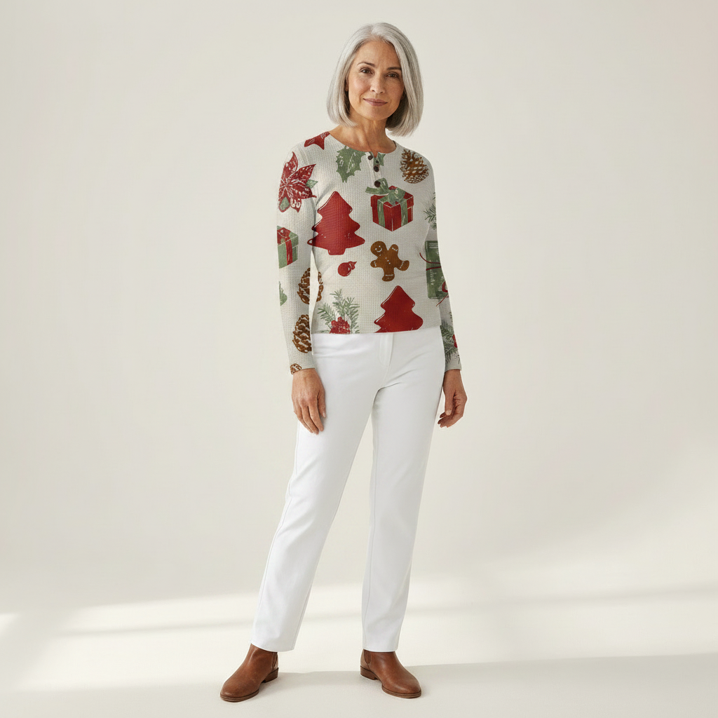 Olivia - Understated Luxe Patterned Jumper - photo 2