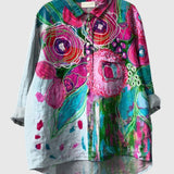 Sketch-Floral Shirt by Eleanor Vale