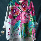 Sketch-Floral Shirt by Eleanor Vale