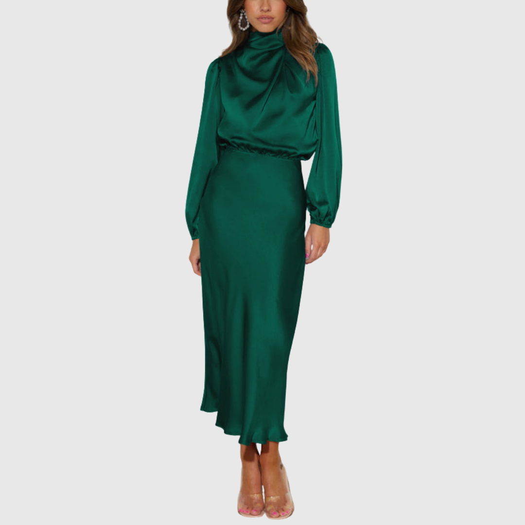 Bishop-Sleeve Maxi Dress by Eleanor Vale