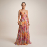 Sunset-Watercolour Maxi Dress by Eleanor Vale