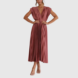 Sunray-Pleat Maxi Dress by Eleanor Vale