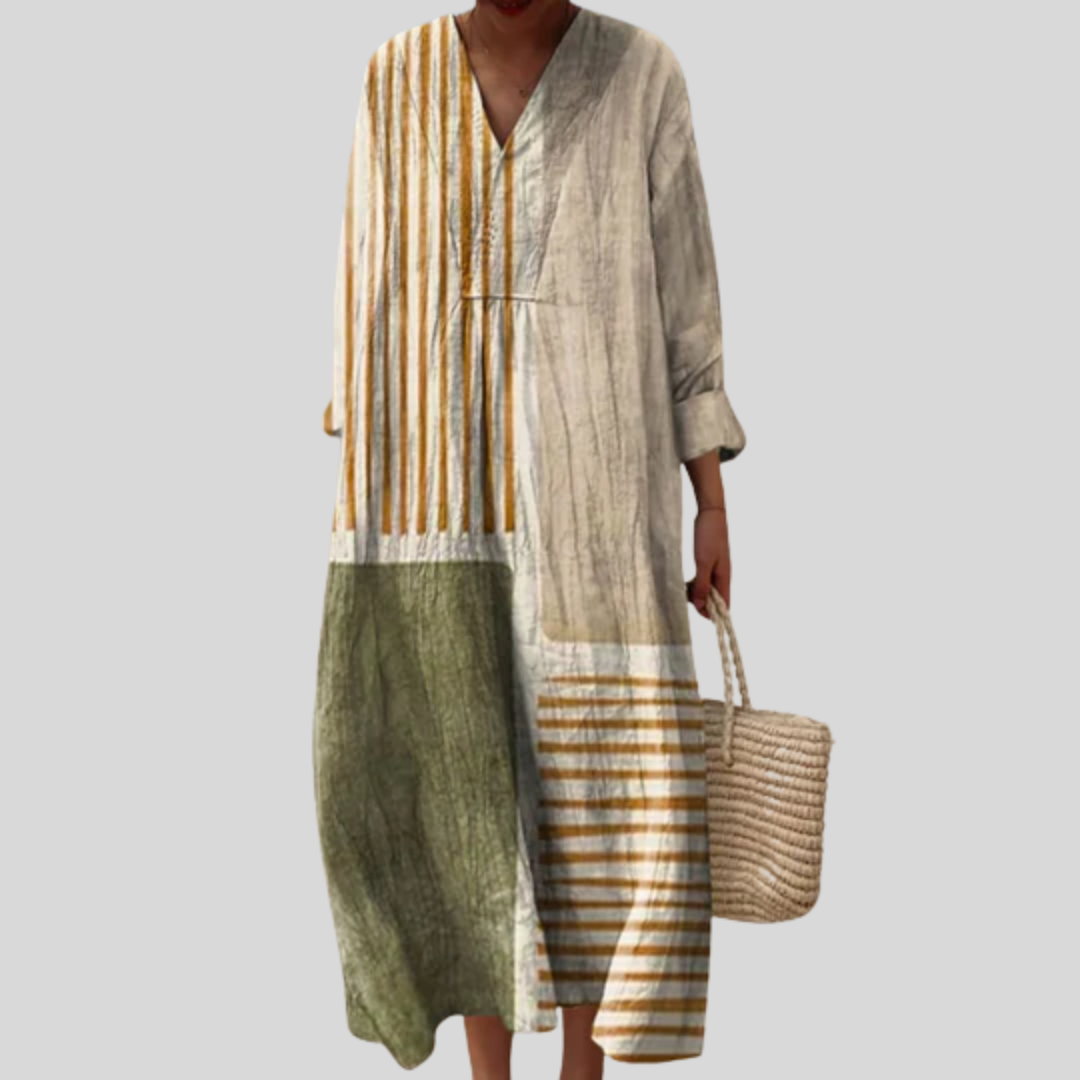 Patchwork-Panel Summer Dress by Eleanor Vale