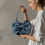 Retro bow detail bag