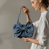 Retro bow detail bag