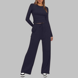 Wide-Leg Crew Co-Ord Set by Eleanor Vale