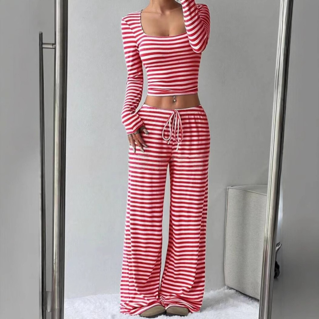 Candy-Stripe Co-Ord Set by Eleanor Vale