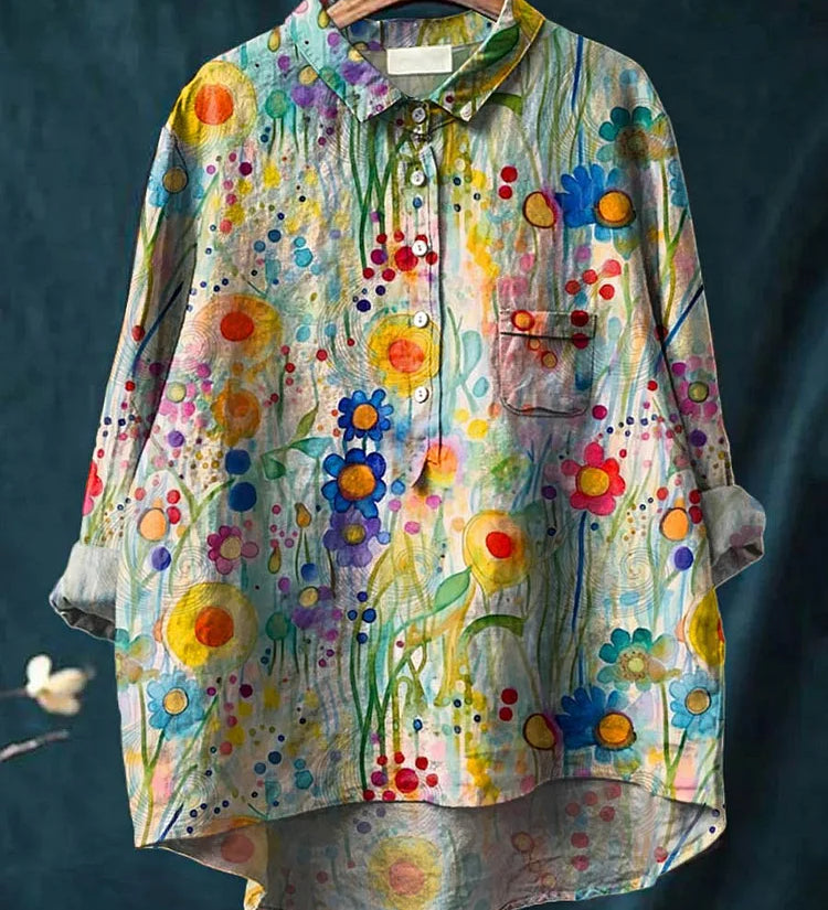 Peace-Dye Shirt by Eleanor Vale