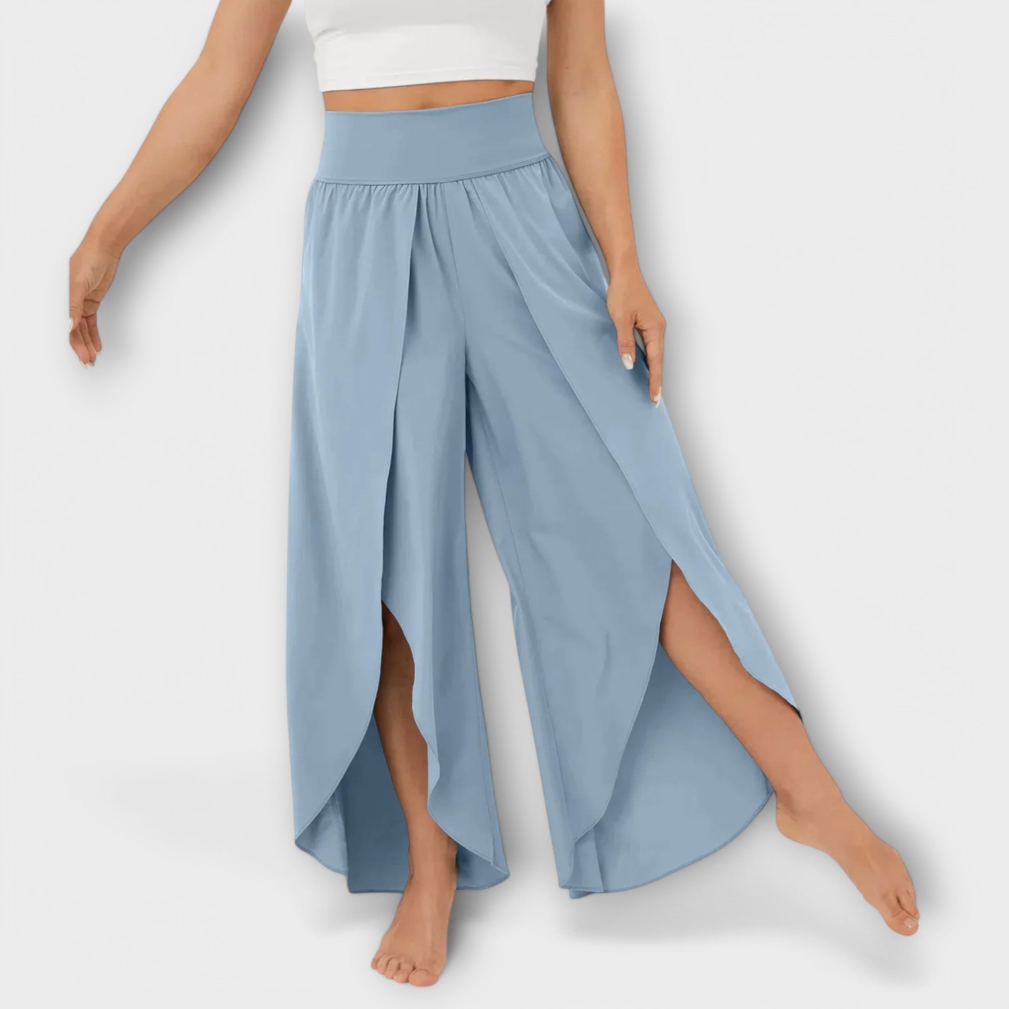 Wrap-Slit Trousers by Eleanor Vale