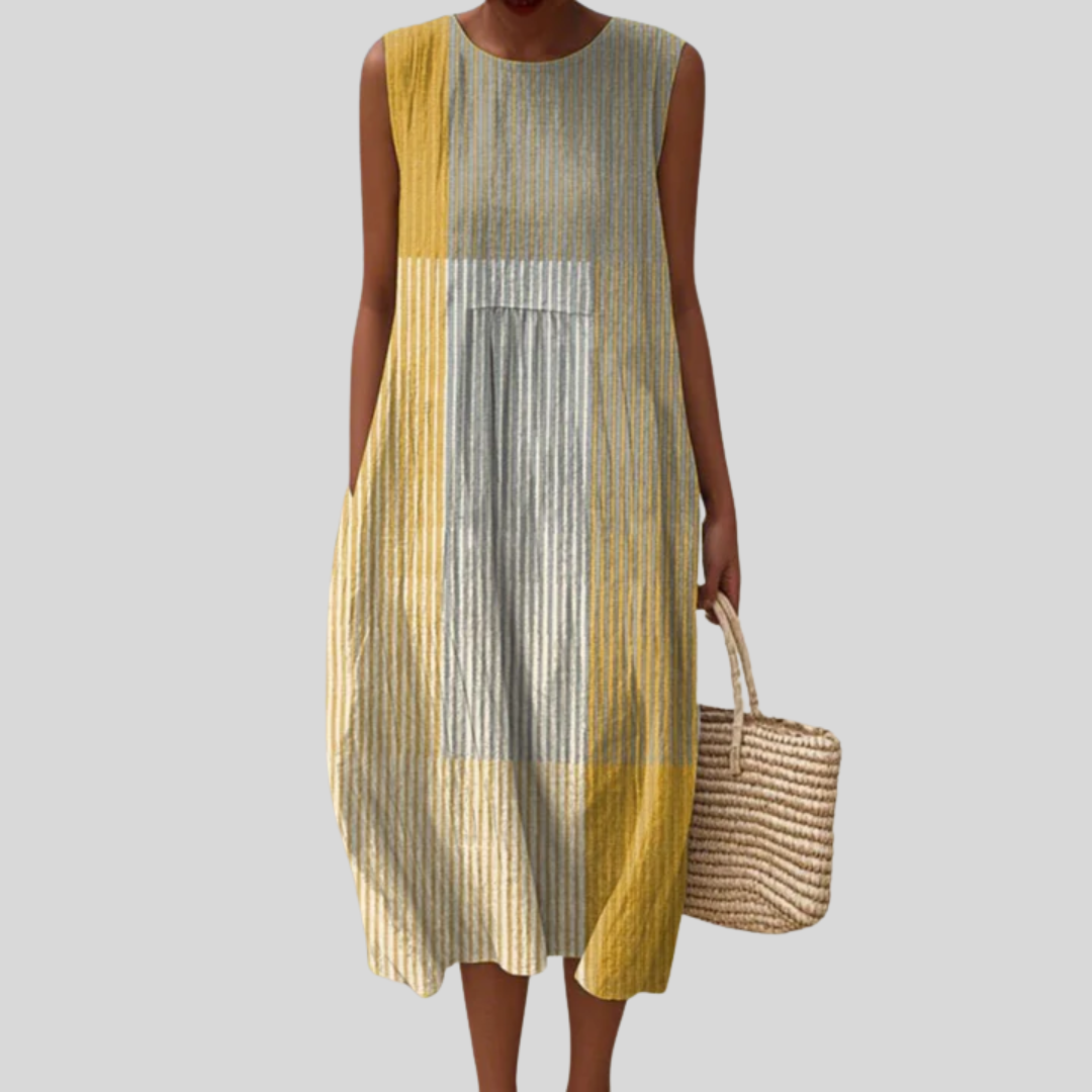 Panel-Stripe Dress by Eleanor Vale