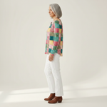 EV-2278 Agnes Timeless Warmth Patterned Jumper - side profile