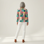 EV-2278 Agnes Timeless Warmth Patterned Jumper - back view