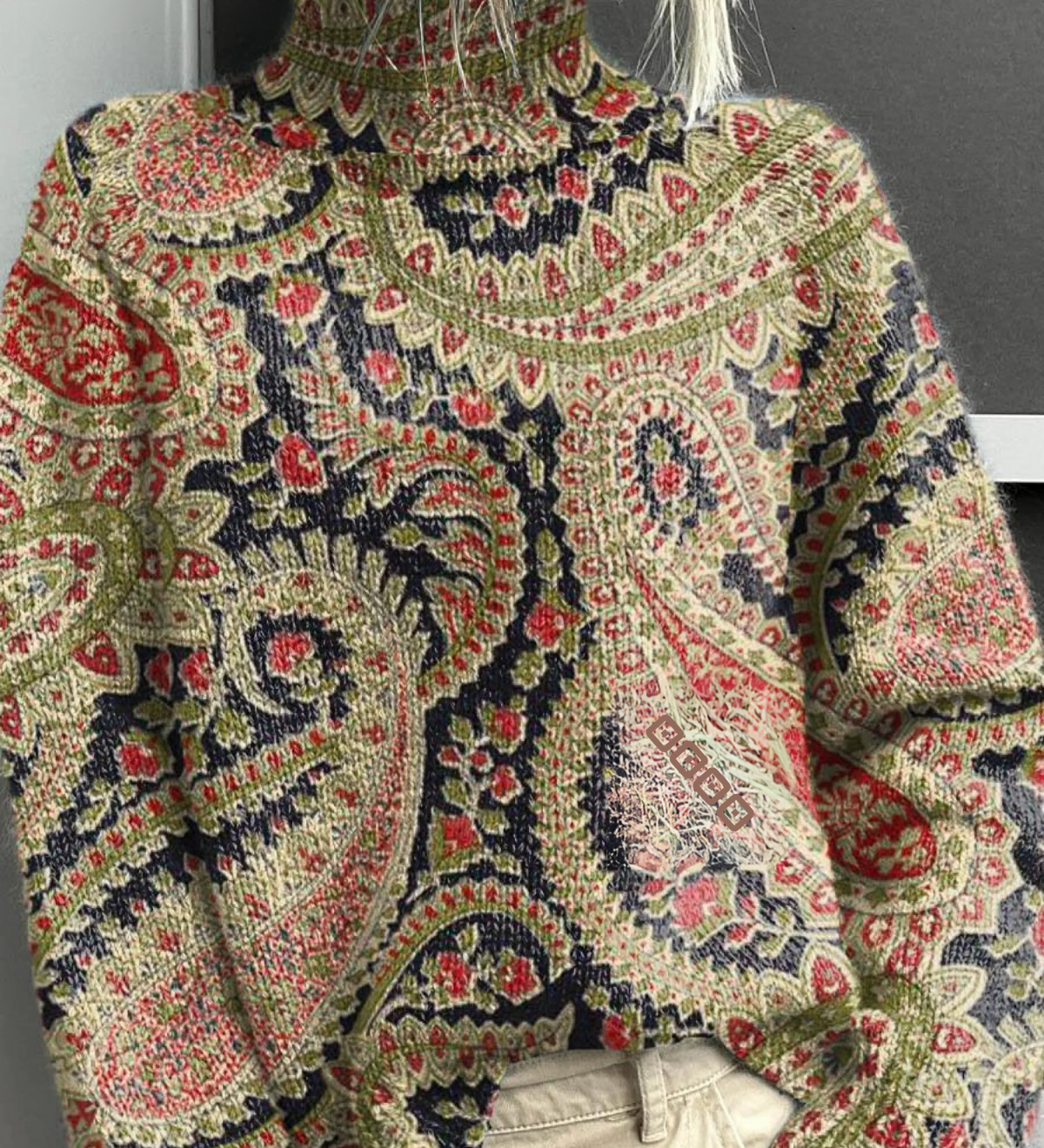 Scarf-Print Jumper by Eleanor Vale