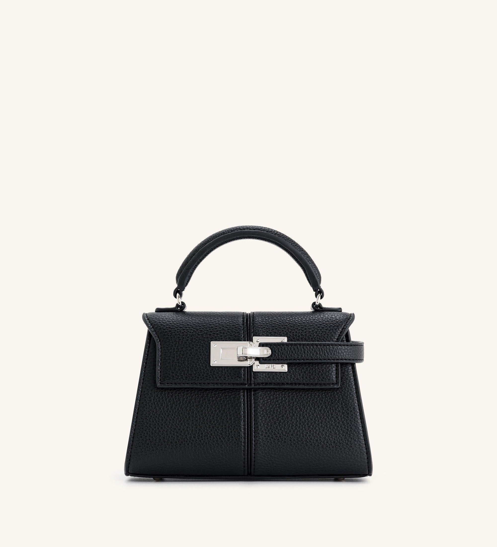 Grained-Black Bag by Eleanor Vale