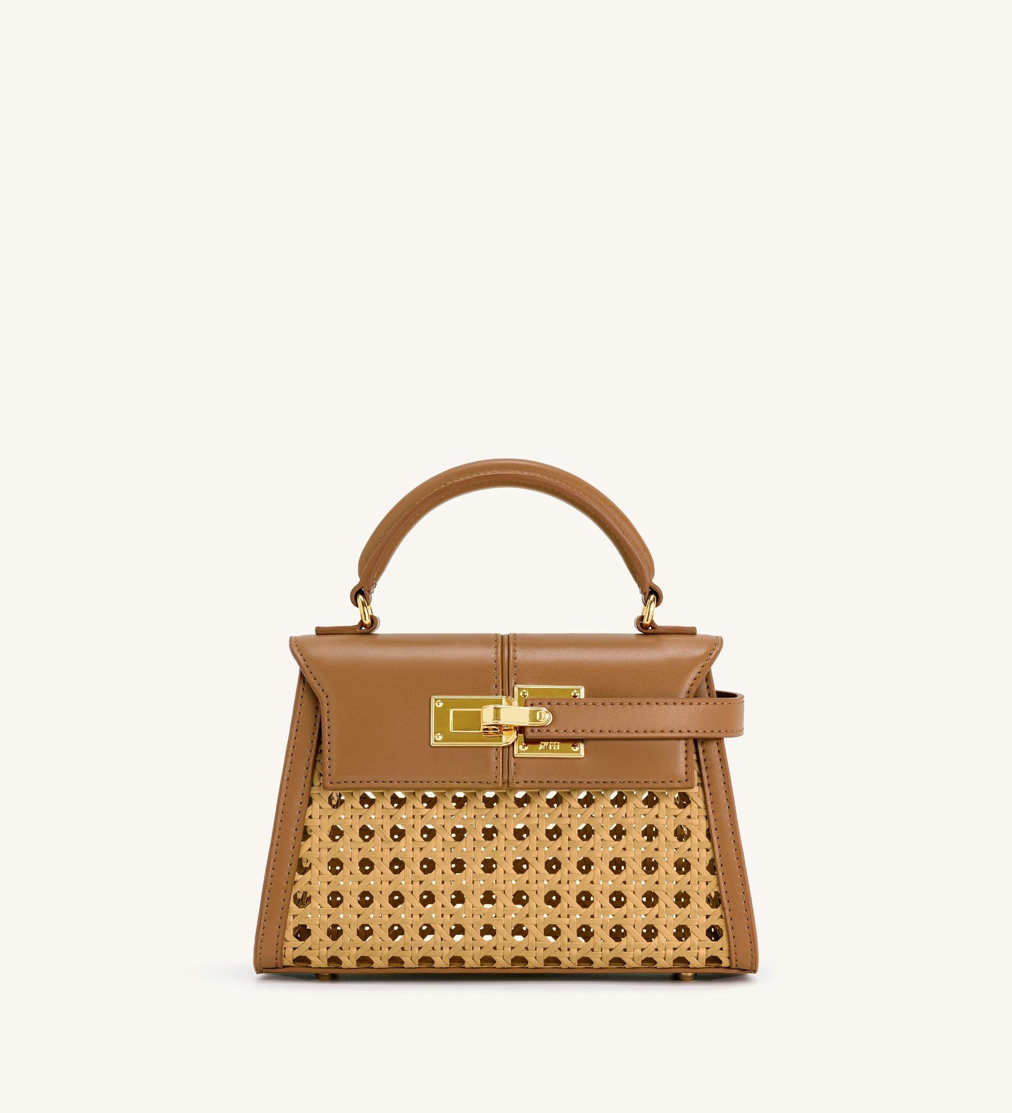 Cane-Panel Bag by Eleanor Vale