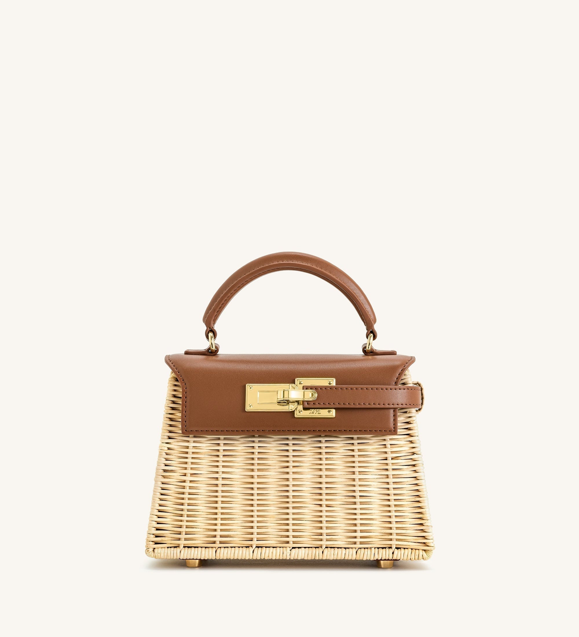 Woven-Rattan Handbag by Eleanor Vale