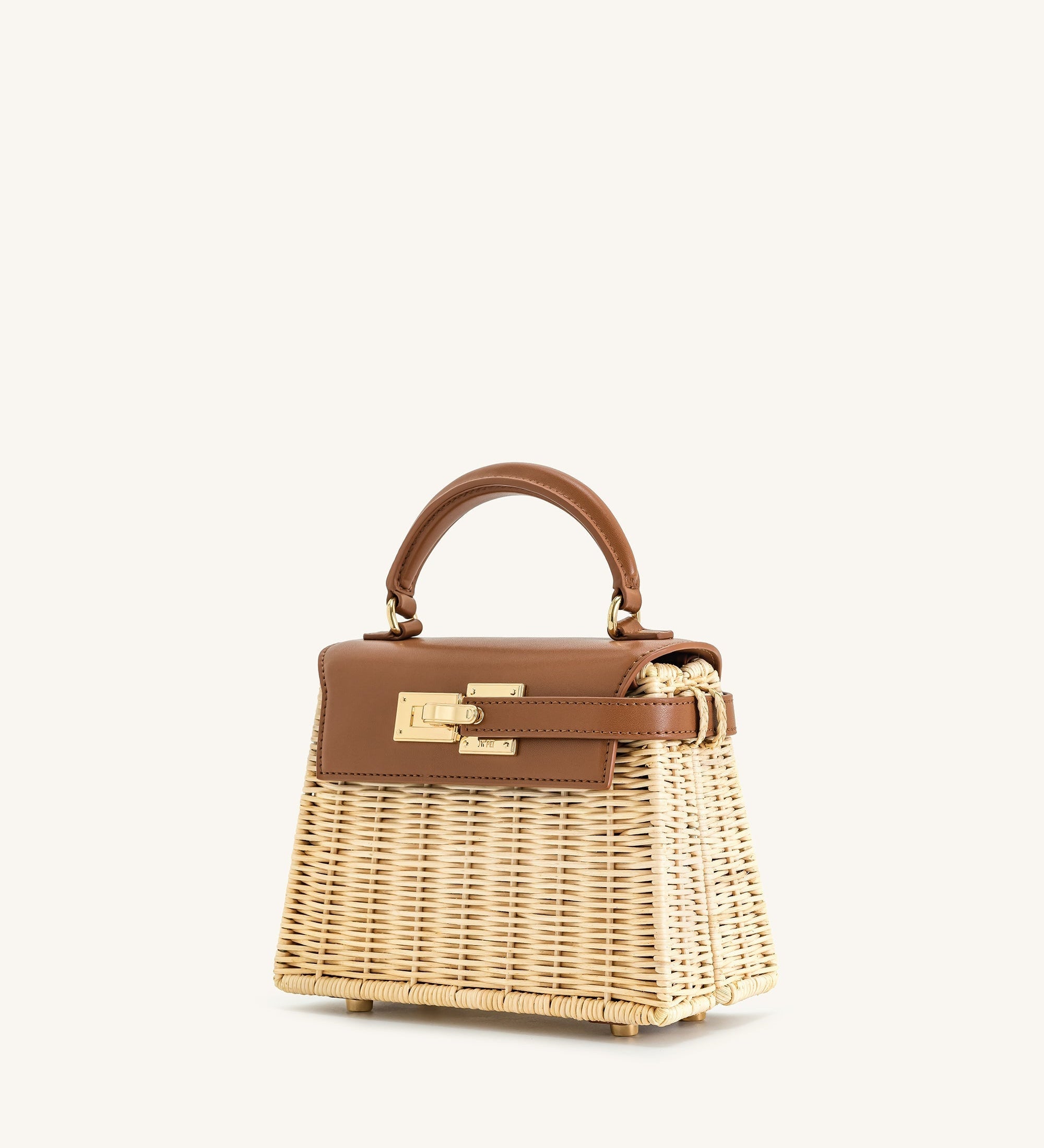 Woven-Rattan Handbag by Eleanor Vale