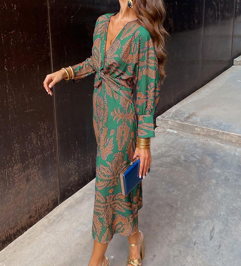Knot-Waist Maxi Dress by Eleanor Vale