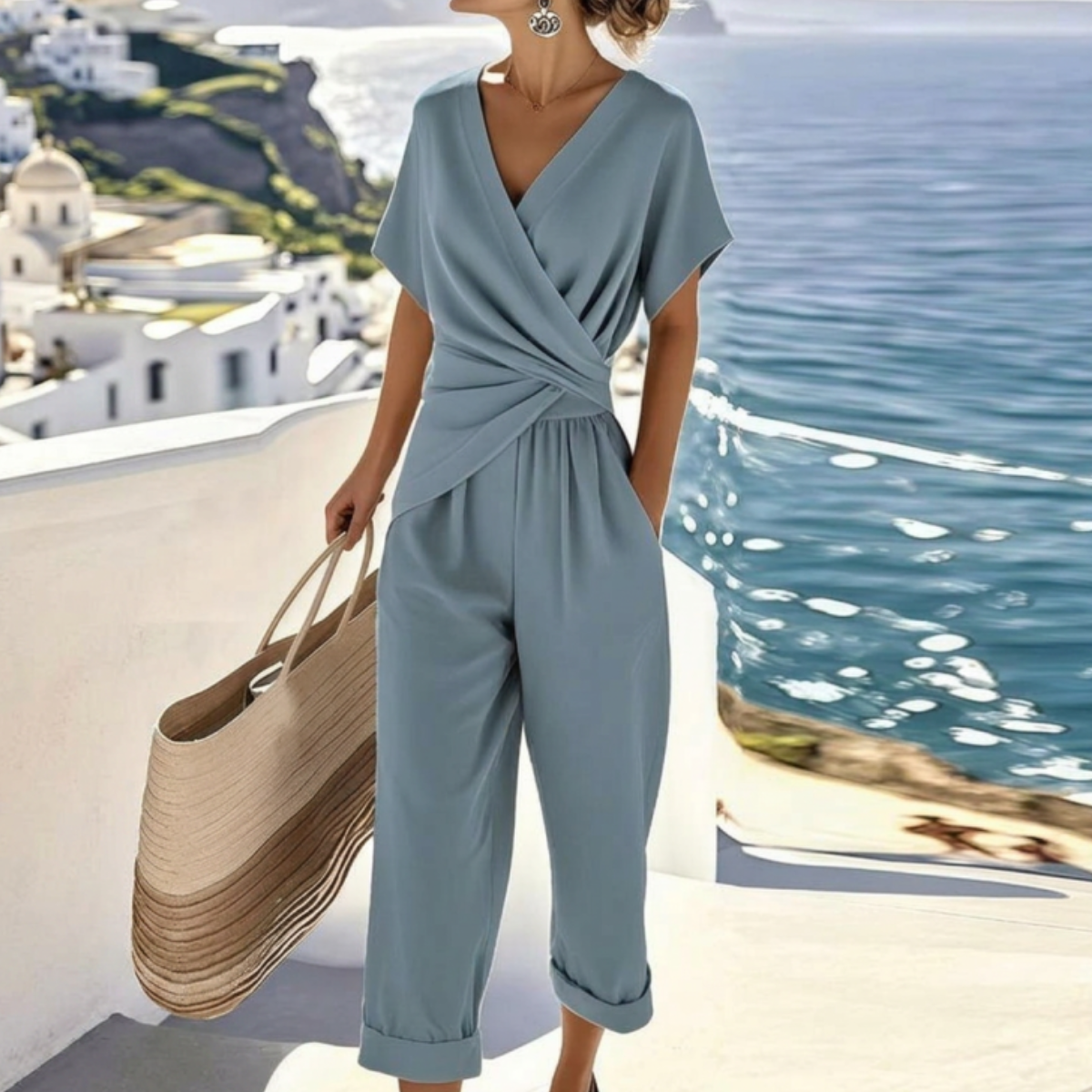 Twist-Wrap Co-Ord Set by Eleanor Vale