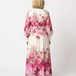 Peony-Border Maxi Dress by Eleanor Vale
