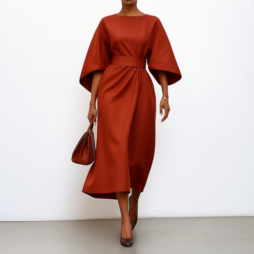 Batwing-Sleeve Maxi Dress by Eleanor Vale