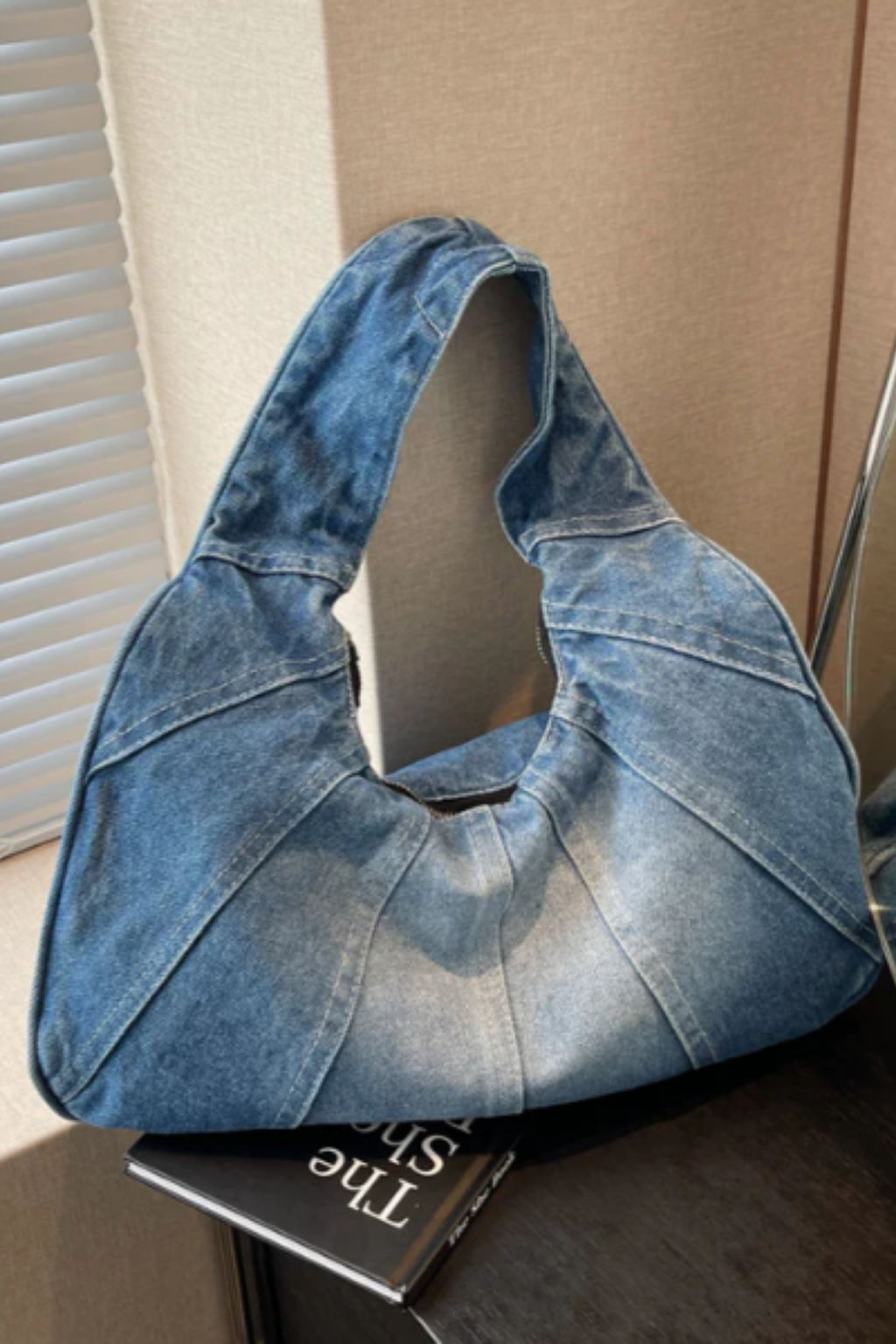Woman carrying a casual shoulder bag