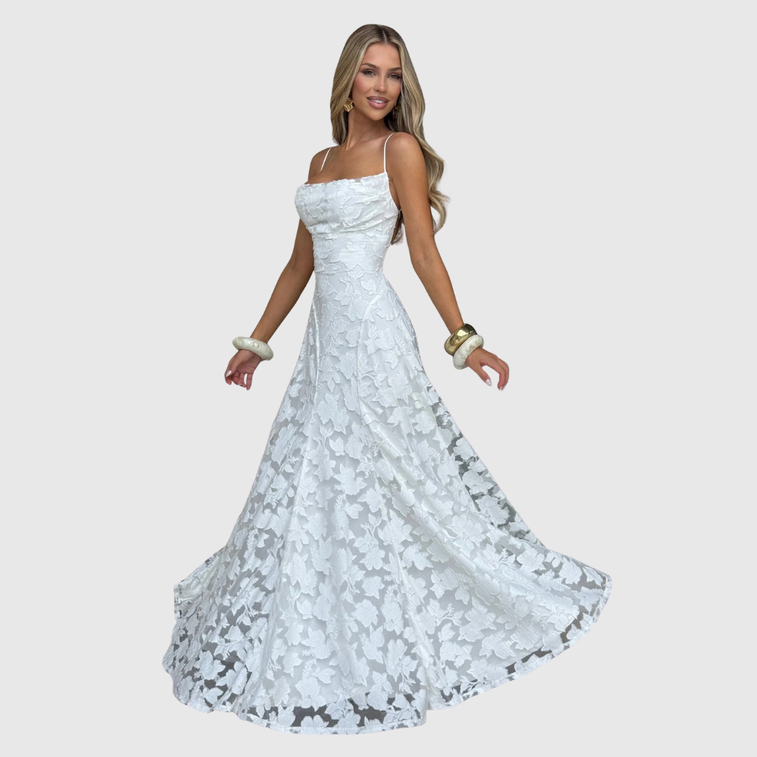Floral-Lace Maxi Dress by Eleanor Vale